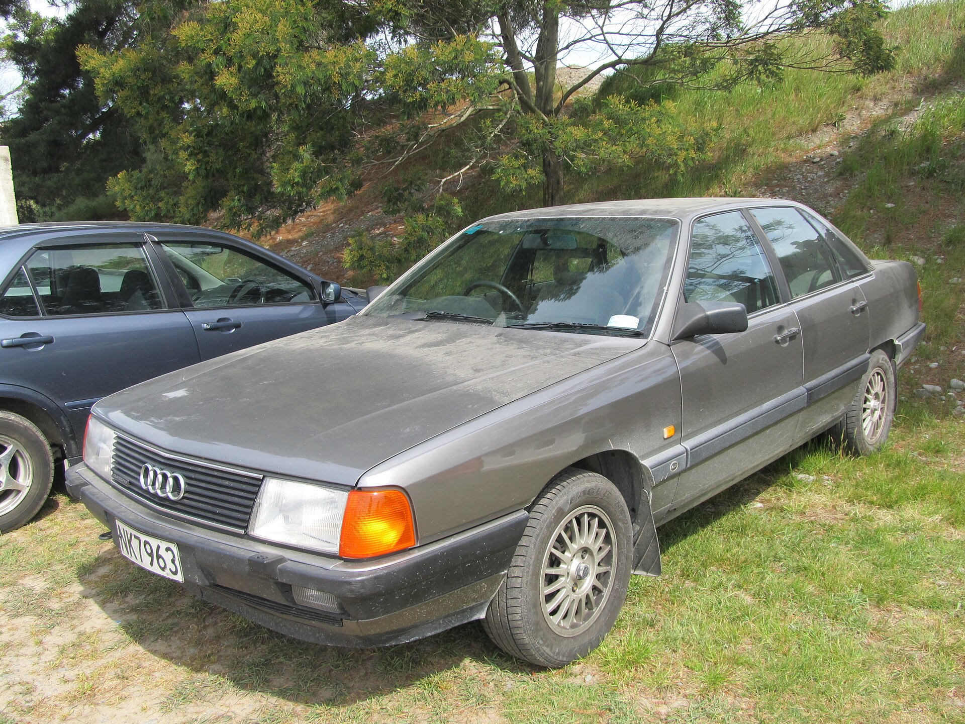 Audi 100 C3 quattro, Aero-Limousine mit cw 0,30 und Fünfzylinder-Sauger
