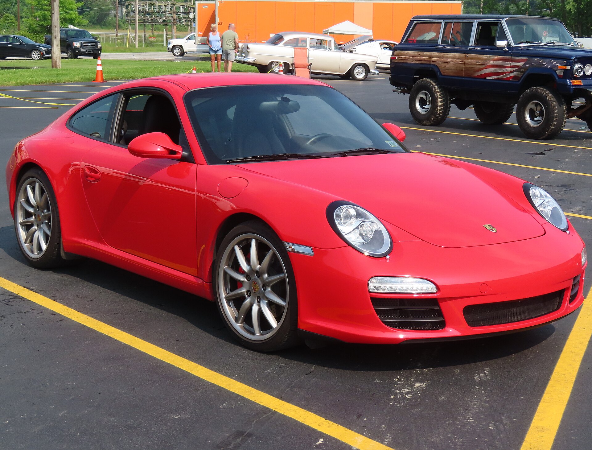 Porsche 997, wassergekühlter 911 mit runden Scheinwerfern